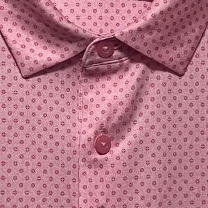 Callaway Light Pink Patterned golf tech polo NEVER WORN